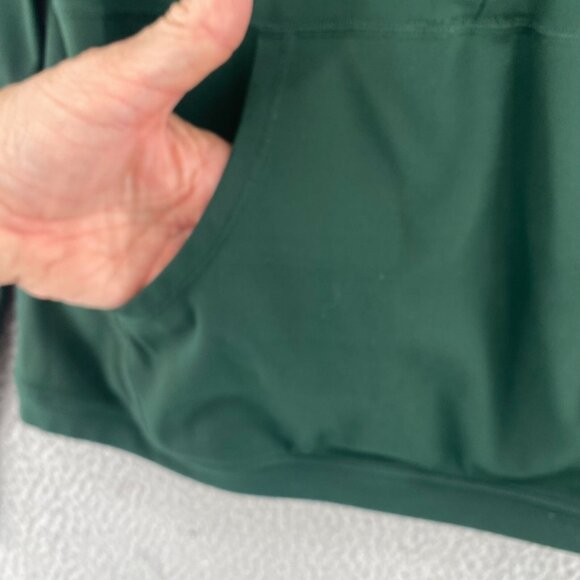 Zyia Active Jacket Womens Large Green High Neck 1/2 Zip Popover Stretch Athletic - Picture 5 of 9